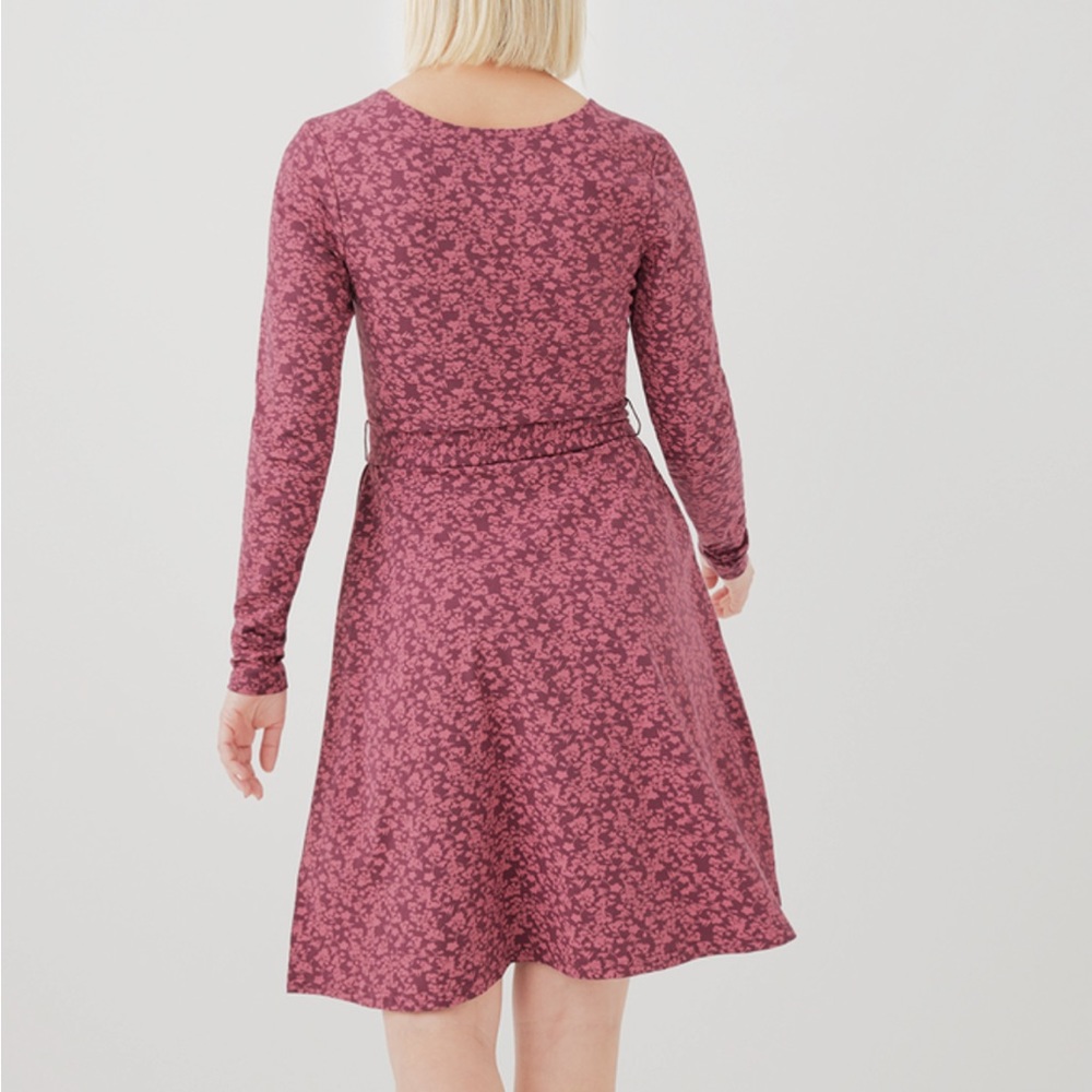 Pact fit and flare dress